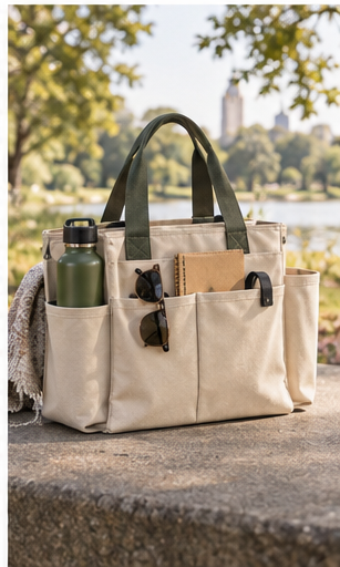 Sovriein Park Day Organizer Tote