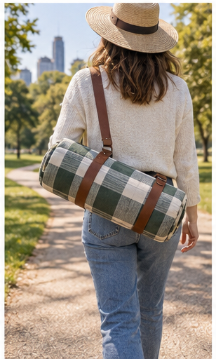 Sovriein Picnic Blanket Carry Strap