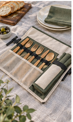 Sovriein Portable Cutlery Roll